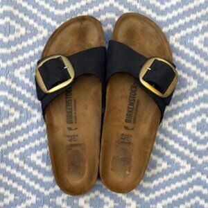 Birkenstock Madrid Big Buckle Sandal Navy size 11